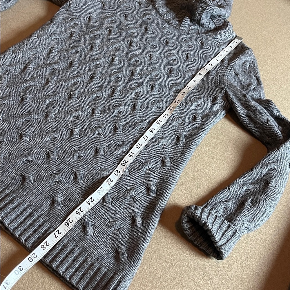 Lafayette 148 New York Charcoal Cowl Neck Sweater - Picture 6 of 9